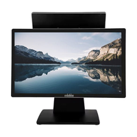 Système de point de vente avec écran tactile de 18,5 pouces, caisse enregistreuse numérique, écran LCD, support, borne de paiement, accepteur de monnaie, Windows 10, Full HD