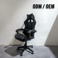Chaise de jeu ergonomique avec éclairage LED, télécommande APP, RGB, appui-tête et soutien lombaire