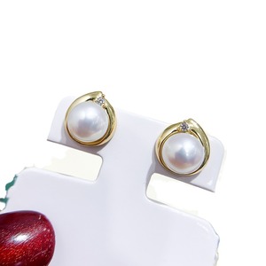 Boucles d'oreilles fines en argent S925, accessoires en perles DIY avec des perles rondes de 7-8 mm, plateau vide pour bijoux fantaisie - 22088 - Product Image 5