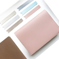 Couverture de protection pour carnet de notes en similicuir multifonctionnelle, créative, imperméable et résistante à l'huile, impression sérigraphique imperméable