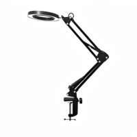 Desktop Dual-axis Cantilever Holder 10x Magnifying Glass Adjustable Color Temperature Usb Powered Ring Light Light Photographic