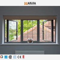 Ventanas Francesas de Aluminio WANJIA, Últimos Diseños Personalizados, Triple Vidrio, Extra Delgadas, Abatibles y Oscilobatientes