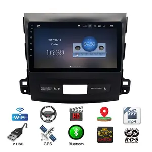 DVD לרכב מולטימדיה נגן עם מסגרת עבור מיצובישי הנכרי XL 2005-2014 2din אנדרואיד 9.0 רדיו קלטת מקליט ניווט GPS