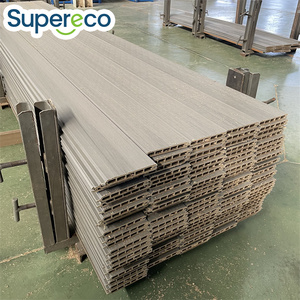 Tableros de puerta de paneles de poste de valla de plástico de madera compuesta Wpc de jardín - Product Image 1