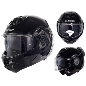 Casco Modulare Apribile Integrale da <span class=keywords><strong>Moto</strong></span> LS2 con Doppia Visiera e Lente Integrata ECE Capacete Casque Casco <span class=keywords><strong>Moto</strong></span> - Product Image 2