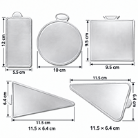 Tapis à pâtisserie en carton OEM personnalisé, épaissi, avec poignées, formes multiples, pour pâtisseries professionnelles, événements de restauration, mariages