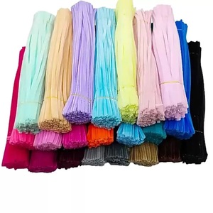 100件/束6毫米加厚雪尼尔茎彩色手工工艺蓬松管道清洁器工艺教育玩具 - Product Image 2