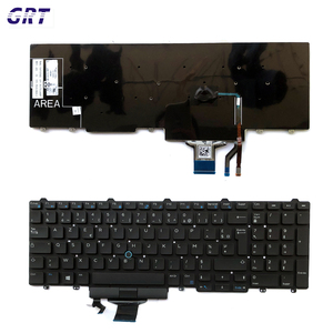 Sunrex Laptop <b>Keyboard</b> for Dell Latitude E5550 E5570 E5580 5550 5580 5590 Without Backlit FR Layout - Product Image 2