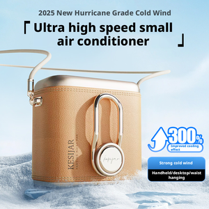 Индивидуальные мини-вентиляторы для ношения на поясе, с питанием от USB, пластиковые, для использования на улице - Product Image 1