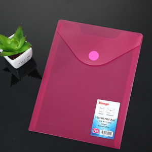 <span class=keywords><strong>Pp</strong></span> trong suốt tập tin Túi Bán buôn A4 Văn phòng lưu trữ tài liệu móc vòng lưu trữ túi kho đầy màu sắc không thấm nước Túi Hợp Đồng - Product Image 3