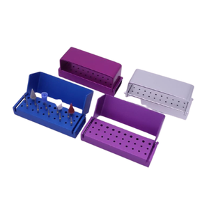 Support bloc désinfection fraises dentaires support bloc accessoires de perceuse dentaire boîte de rangement - Product Image 6