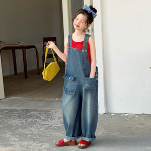 <span class=keywords><strong>Tuta</strong></span> in denim con tasche per ragazza adolescente, collezione Estate 2026 - Product Image 4