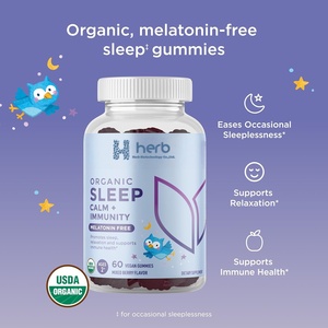 Gummies de sommeil bio véganes à marque privée OEM/ODM pour enfants, sans sucre, pour un sommeil profond et réparateur, avec mélatonine - Product Image 2
