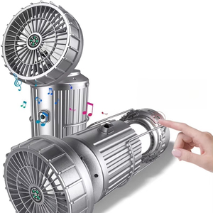 Năng lượng mặt trời Powered Quạt điện ánh sáng Cắm Trại Di động căng chuyển Cắm Trại Pin Lithium ngựa ánh sáng - Product Image 1