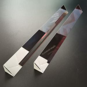 광학 유리 빗변증 알루미늄/금/실버 거울 코팅 직각 프리즘 - Product Image 1
