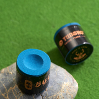Lot de 2 craies de billard et snooker Winsir de haute qualité, huileuses, sèches, neutres, de forme ronde, avec logo personnalisé