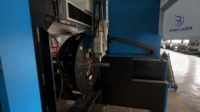 Machine de découpe laser à fibre CNC de haute précision certifiée CE pour la découpe de tubes métalliques ronds, carrés et de formes spéciales, y compris la découpe en biseau