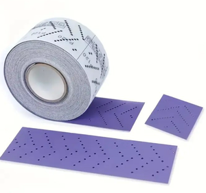 Kertas Amplas Keramik Ungu 70MM*12M dengan Sistem Hook and Loop untuk Poles Cat Mobil, Pengamplasan, dan Penghisap Debu - Product Image 4