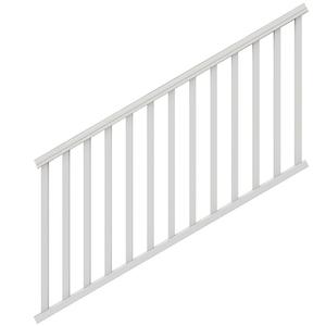 Latest modern hand railing cheap pvc vinyl plastic balcony guard porch deck railing designs for steps