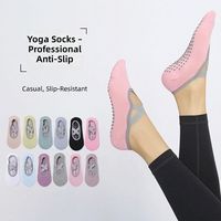 Chaussettes de yoga antidérapantes personnalisées en Spandex, Nylon et Coton pour femmes, idéales pour l'été, la danse classique, la danse pieds nus et le Pilates