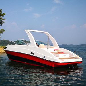 Mini-yacht en fibre de verre de 7,3 m (24 pieds) pour la pêche, le wakeboard, la navigation rapide et les sports nautiques de loisirs - Product Image 4