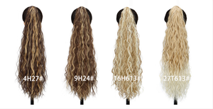 Peluca Larga y Rizada Sintética <span class=keywords><strong>para</strong></span> <span class=keywords><strong>Mujer</strong></span>, Color Naranja a Castaño Rojizo, con Frente de Encaje <span class=keywords><strong>para</strong></span> Uso Diario, Cosplay y Fiestas - Product Image 4