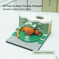 Cadeaux promotionnels pour événements et festivals, bloc-notes lavable en papier 3D, articles promotionnels d'entreprise