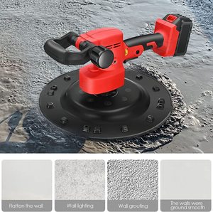 Usine plus rapide plâtre lissage Machine mur humide ciment béton polisseuse travail manuel ciment ponceuse Motar mur finisseur - Product Image 5