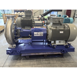 Bomba centrífuga horizontal de acoplamiento extendido para agua limpia, OEM HVAC, para motores trifásicos, modelos ETN 200-150-400 FF, de baja presión. - Product Image 5