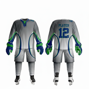 Diseño OEM de calidad superior uniformes de hockey sobre hielo al por mayor razonable hecho en fábrica uniforme de hockey sobre hielo - Product Image 1