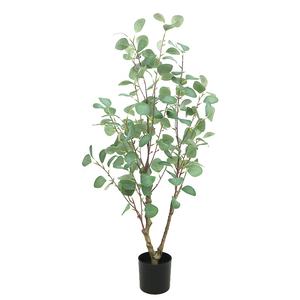 Arbre d'<span class=keywords><strong>eucalyptus</strong></span> artificiel de 150 cm dans un <span class=keywords><strong>pot</strong></span> noir, élégante plante artificielle pour un design d'<span class=keywords><strong>intérieur</strong></span> moderne - Product Image 3