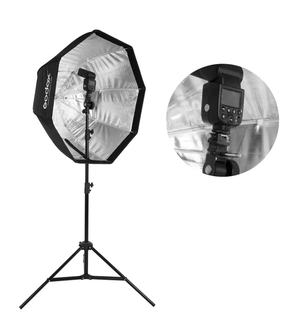 GODOX D-type Flash Hot Shoe Umbrella Mounting Bracket