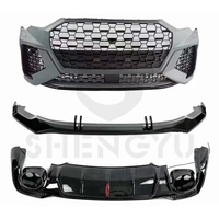 Approprié pour Audi 19-22 Q3 à RSQ3 auto corps systèmes avant pare-chocs grille avant lip diffuseur arrière avec la lumière tuyaux d'échappement