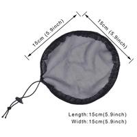 Bonnet de perruque pour queue de cheval, couleur noire, filet rond de haute qualité, outils de fabrication de queue de cheval, vente en gros
