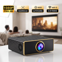 Projecteur LED 4K HD en gros d'usine avec double haut-parleur, Android 15, stéréo HIFI, autofocus TOF pour usage domestique, scolaire et communautaire