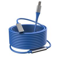 Kabel Ekstensi USB Aktif Tipe C USB 3.0 10G 5G 40gbps 16ft 32ft Male to Female Transfer Data Cepat Kompatibel Kamera Komputer