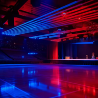 Barre lumineuse laser UNOXINE DMX512 RGB 8 yeux 550mw*8pcs IP33 Discothèque Club de nuit DJ Éclairage d'événement