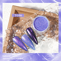 Faible MOQ Bojun TG Poudre Chrome Effet Miroir Aurora Prête à l'Expédition Pigment Métallique Haute Brillance pour Petites Entreprises