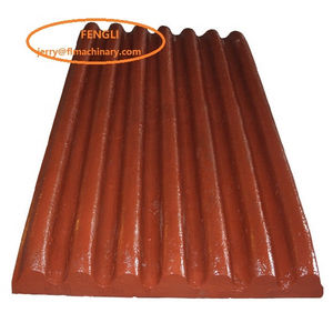 높은 망간 강철 주물 턱 쇄석기 예비 품목 턱 판 - Product Image 1