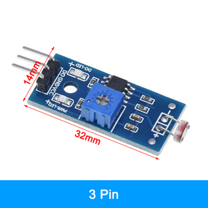 3pin 4pin Lichtgevoelige Helderheidsweerstandsensor Module Lichtintensiteitsdetector Voor <span class=keywords><strong>Arduino</strong></span> Kits & Projecten - Product Image 2