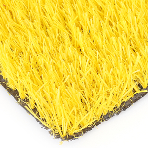 LFL Gazon artificiel jaune haute densité Anti-UV PP Gazon synthétique PE Matériel pour le football Gym Flooring Colored Landscaping - Product Image 5