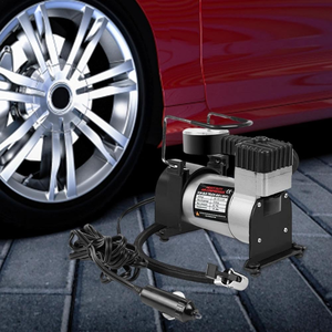 Pompe à air portable 12V monocylindre pour gonflage des pneus de voiture et de moto, accessoires auto - Product Image 4