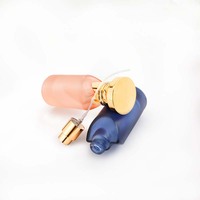 Nouveau Arrivage Fabrication Distributeur De Parfum 30ml Bouteille Givrée De Luxe Avec Bouchon En Or