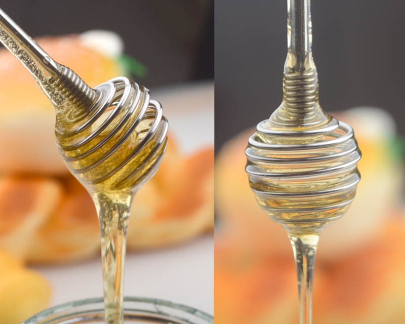 Food Grade Stainless Steel Honey Dipper With Unique Spiral Design Honey Spoon Stick