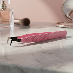 Precision Stainless Steel <b>Eyelash</b> Tweezers Curved Smooth Tips For Lash Extension <b>Application</b> Beauty Tools - Product Image 4