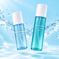 Bouteille de toner PET vide MUZE personnalisée bleue 100ml 150ml OEM ODM, emballage écologique pour soins liquides, bouteille d'huile corporelle