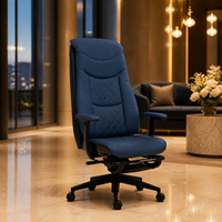 Silla de Oficina Ergonómica Eléctrica Reclinable con Reposapiés y Masajeador, Silla de Escritorio Portátil para Computadora, Estación de Trabajo Corporal para Oficina en Casa