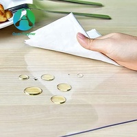 Rouleau de film PVC transparent souple, imperméable, super clair, pour emballage, taille personnalisée