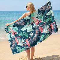 High Quality Beach Towel with Custom logo Microfiber Sand Free Serviette De Plage Turkish Beach Towels