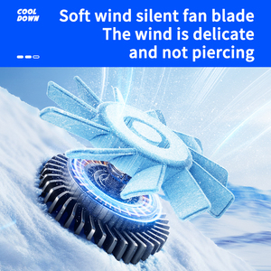 พัดลมมือถือขนาดเล็ก แบตเตอรี่ 4000mAh ใช้งานได้นาน <span class=keywords><strong>200</strong></span> ระดับความแรง สำหรับขายส่งและขายปลีก - Product Image 5